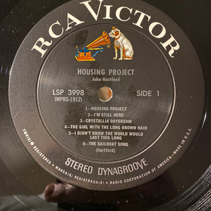 John Hartford : Housing Project (LP, Album, Promo, Roc)