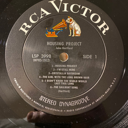 John Hartford : Housing Project (LP, Album, Promo, Roc)