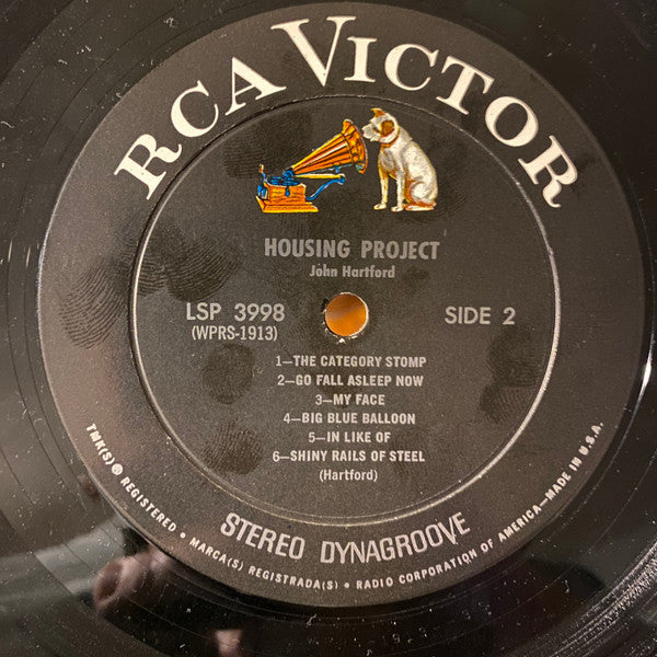 John Hartford : Housing Project (LP, Album, Promo, Roc)