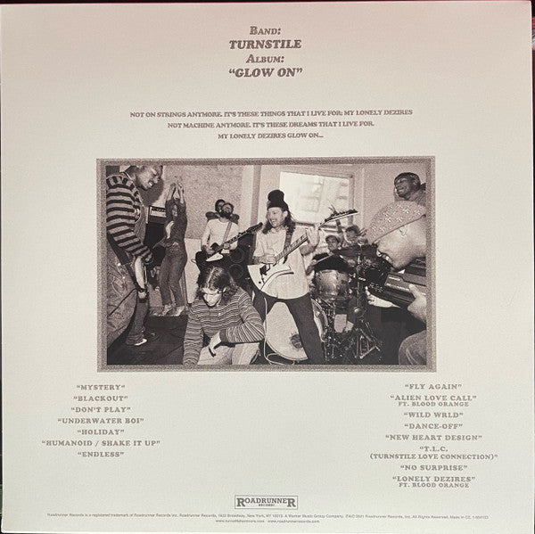 Turnstile (2) : Glow On (LP, Album, Ltd, RE, Pin)
