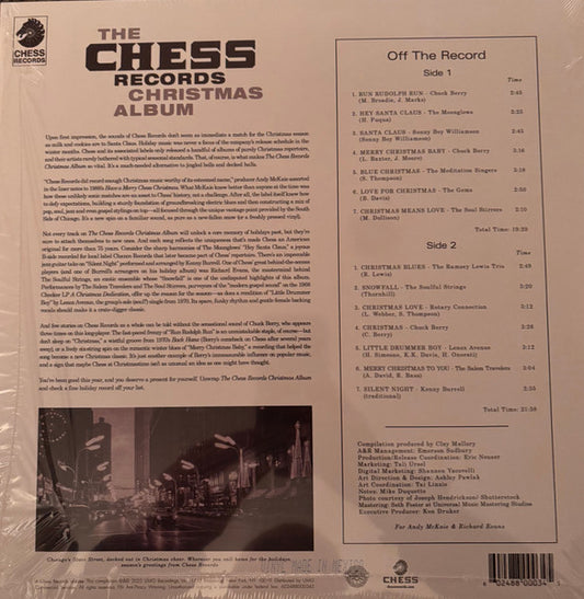 Various : The Chess Records Christmas Album (LP, Comp, Mono, blu)