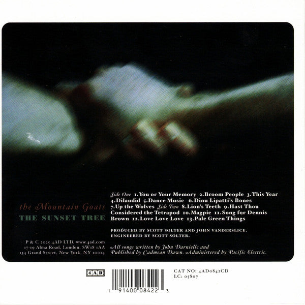 The Mountain Goats : The Sunset Tree (CD, Album, RE)