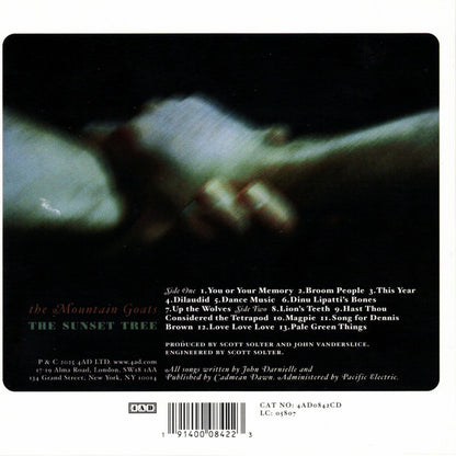 The Mountain Goats : The Sunset Tree (CD, Album, RE)