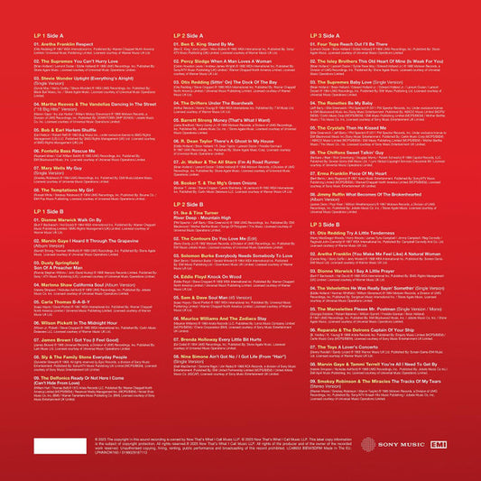 Various : Now That's What I Call 60s Soul (3xLP, Comp, Red)