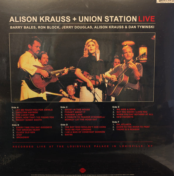 Alison Krauss + Union Station* : Live (3xLP, RE)