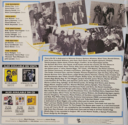 Various : Carry On Oi!! (LP, Comp, RE)