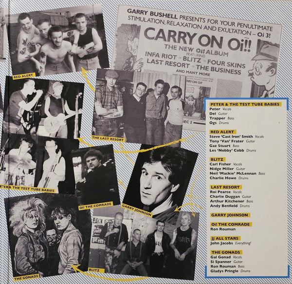 Various : Carry On Oi!! (LP, Comp, RE)