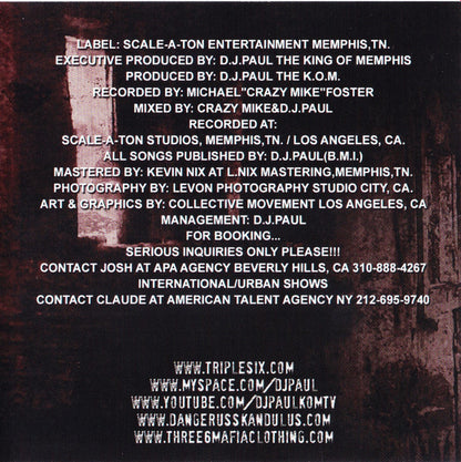 DJ Paul K.O.M* : Scale-A-Ton (Skeleton) (CD, Album)