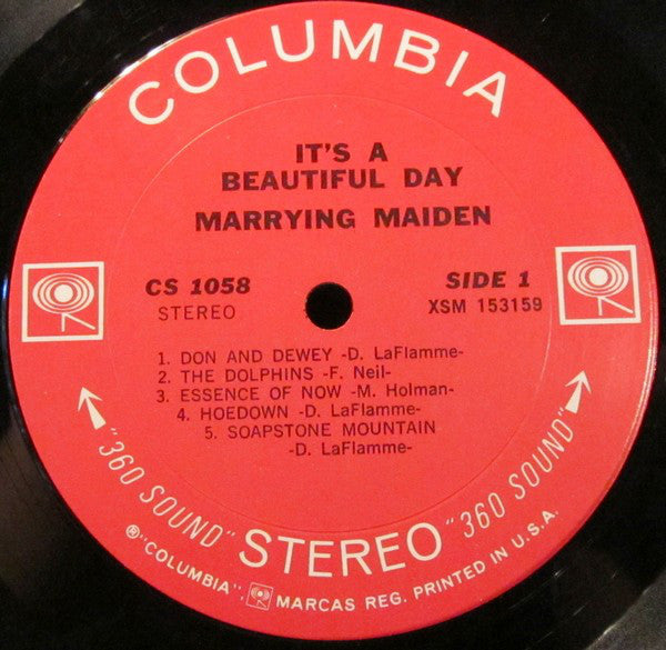 It's A Beautiful Day : Marrying Maiden (LP, Album, 360)