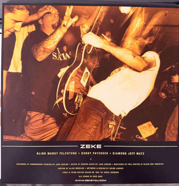 Zeke : 'Til The Livin' End (LP, Album, RE, RP, Pur)