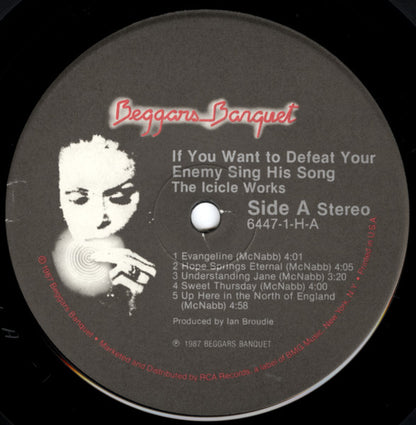 The Icicle Works : If You Want To Defeat Your Enemy Sing His Song (LP, Album, Ind)