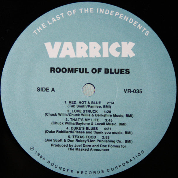 Roomful Of Blues Featuring Duke Robillard : The First Album (LP, Album, RE)