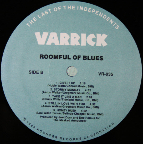 Roomful Of Blues Featuring Duke Robillard : The First Album (LP, Album, RE)