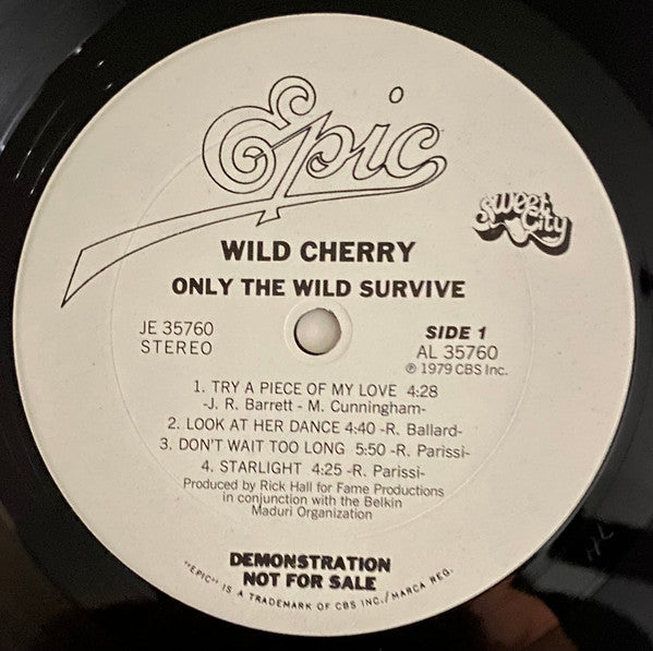 Wild Cherry : Only The Wild Survive (LP, Album, Promo, Pit)