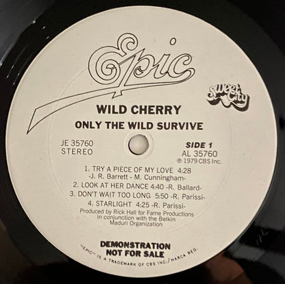 Wild Cherry : Only The Wild Survive (LP, Album, Promo, Pit)