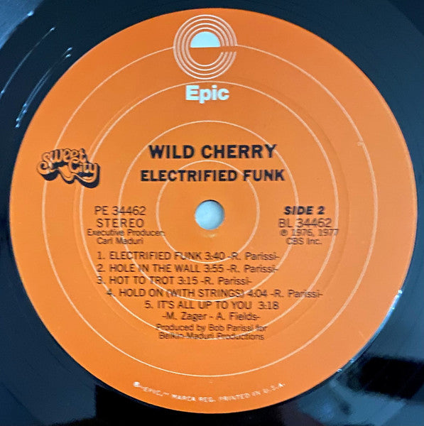 Wild Cherry : Electrified Funk (LP, Album, Pit)