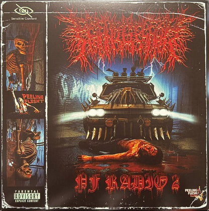 Peeling Flesh : PF Radio 2 (LP, Album, Ltd, Gol)