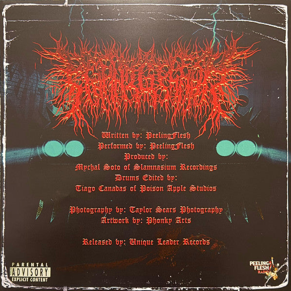 Peeling Flesh : PF Radio 2 (LP, Album, Ltd, Gol)