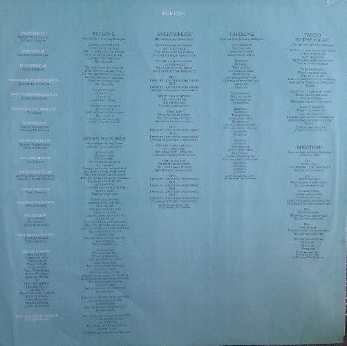 Fleetwood Mac : Tango In The Night (LP, Album, All)