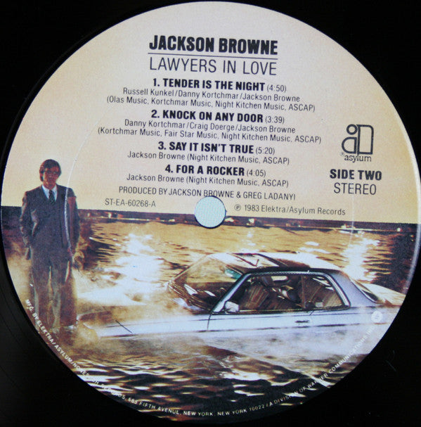 Jackson Browne : Lawyers In Love (LP, Album, Club)