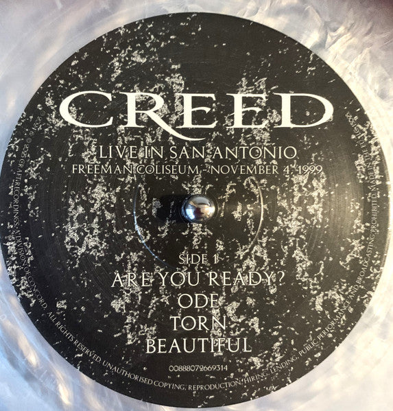 Creed (3) : Live In San Antonio (2xLP, RSD, Ltd, RE, Sil)