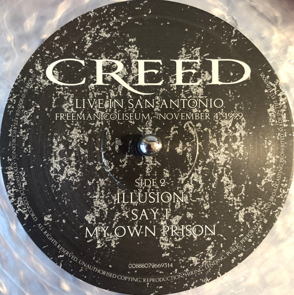 Creed (3) : Live In San Antonio (2xLP, RSD, Ltd, RE, Sil)