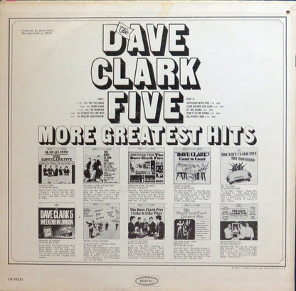 The Dave Clark Five : More Greatest Hits (LP, Comp, Mono)