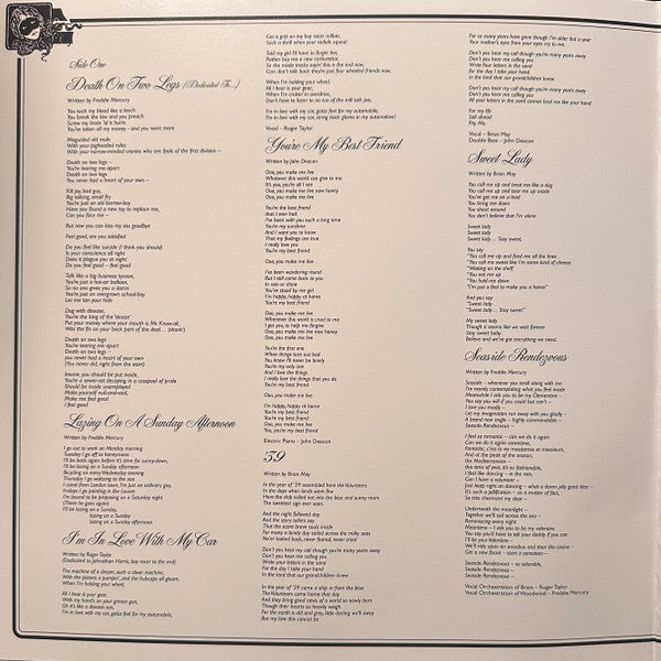 Queen : A Night At The Opera - 50th Anniversary Edition  (LP, Album, RE, Hal)