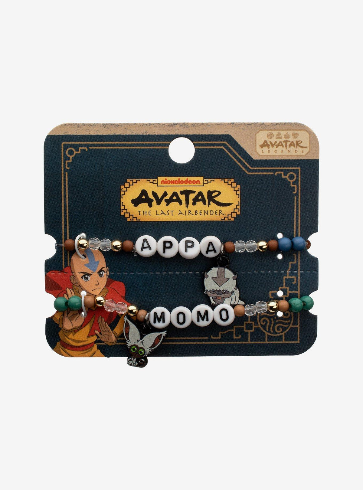 Avatar: The Last Airbender Momo & Appa Best Friend Bead Bracelet Set