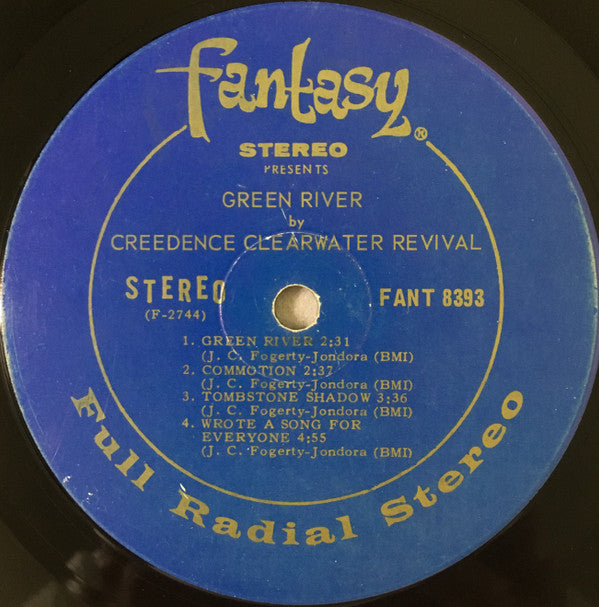 Creedence Clearwater Revival : Green River (LP, Album, Ind)