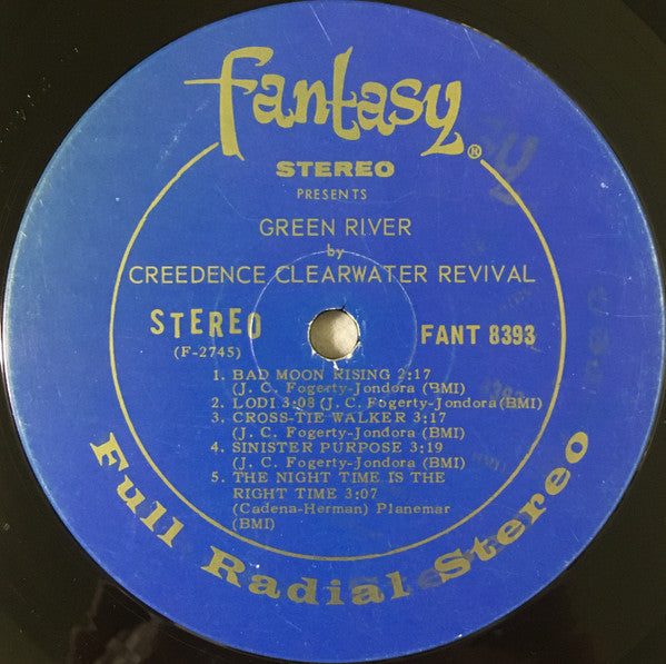 Creedence Clearwater Revival : Green River (LP, Album, Ind)