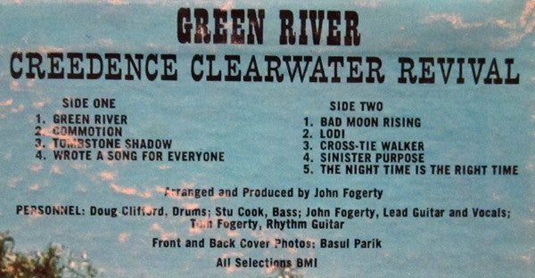 Creedence Clearwater Revival : Green River (LP, Album, Ind)