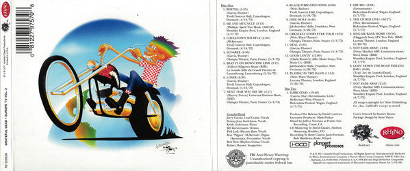 Grateful Dead* : Europe '72 Vol. 2 (2xHDCD, Album, Dig)