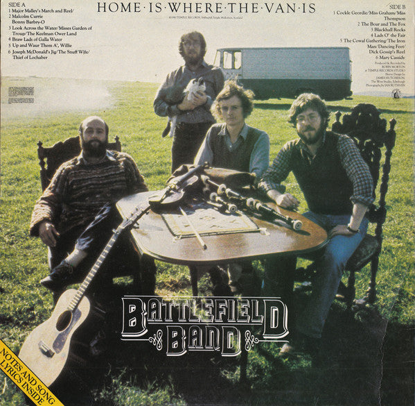 Battlefield Band : Home Is Where The Van Is (LP, Album)