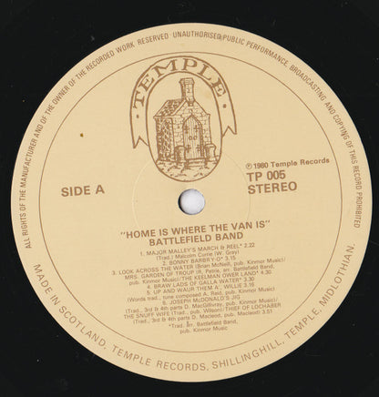 Battlefield Band : Home Is Where The Van Is (LP, Album)