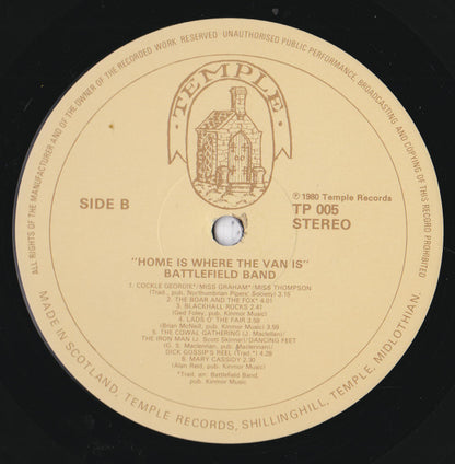 Battlefield Band : Home Is Where The Van Is (LP, Album)