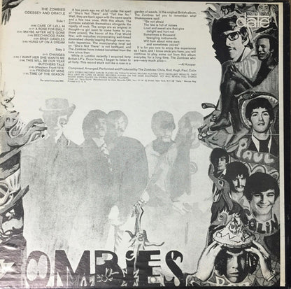 The Zombies : Odessey And Oracle (LP, Album, RP, Pit)