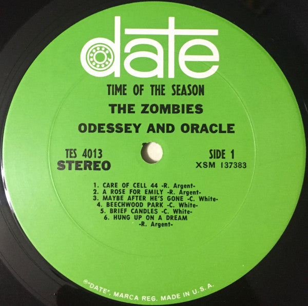 The Zombies : Odessey And Oracle (LP, Album, RP, Pit)