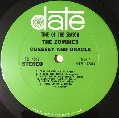 The Zombies : Odessey And Oracle (LP, Album, RP, Pit)
