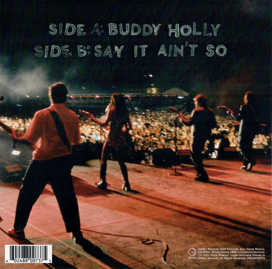 Olivia Rodrigo & Weezer : Live @ Lolla (7", Single, Ltd, Blu)