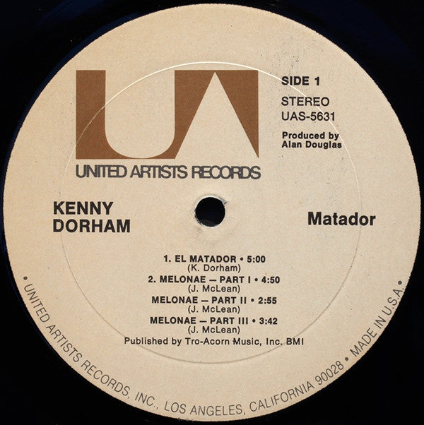 Kenny Dorham : Matador (LP, Album, RE)