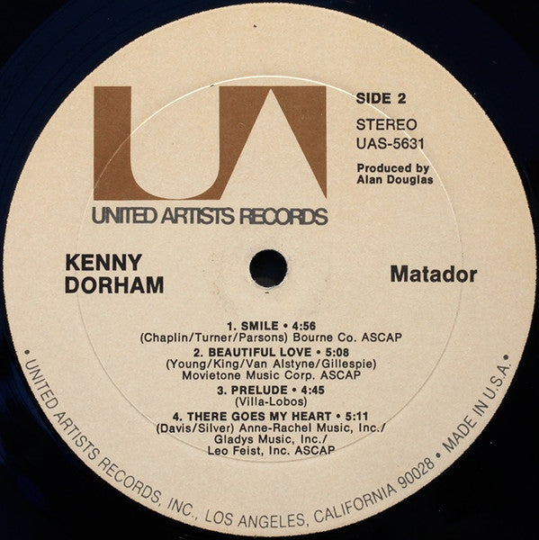 Kenny Dorham : Matador (LP, Album, RE)