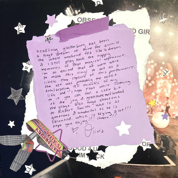 Olivia Rodrigo : Live From Glastonbury (A BBC Recording) (LP, Pur + LP, Pin + Album)