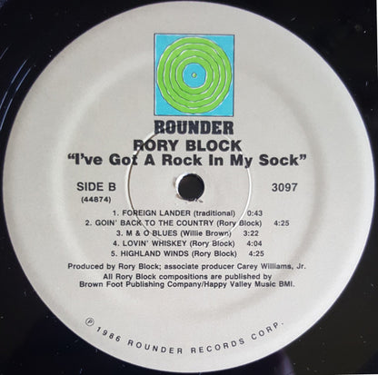 Rory Block : I've Got A Rock In  My Sock! (LP)