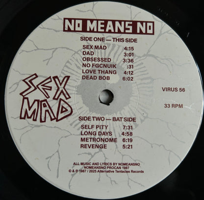 Nomeansno : Sex Mad (LP, Album, RE, RM)