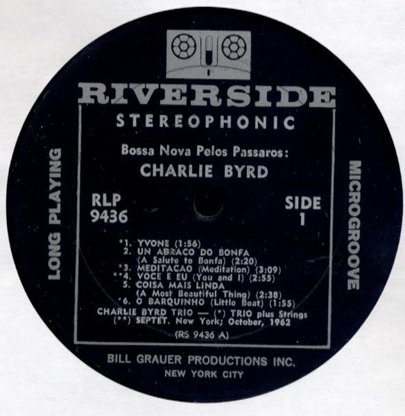 Charlie Byrd : Bossa Nova Pelos Passaros (LP, Album, MGM)
