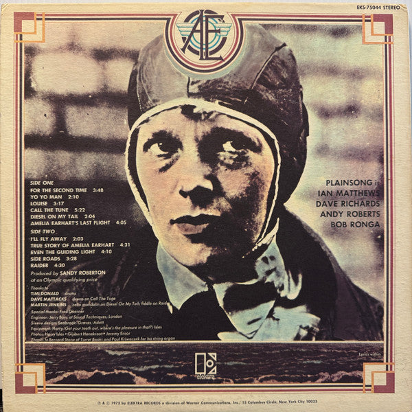 Plainsong : In Search Of Amelia Earhart (LP, Album, Ter)