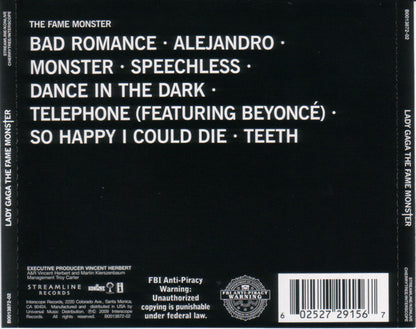 Lady Gaga : The Fame Monster (CD, Album)