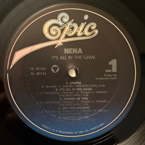 Nena : It's All In The Game (LP, Album)