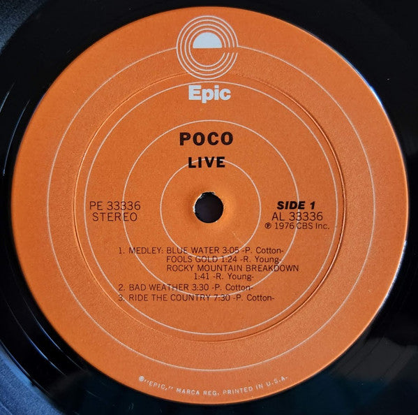 Poco (3) : Live (LP, Album)